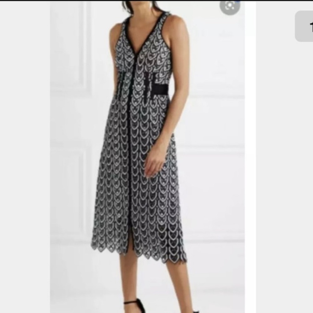 Self Portrait Crochet Dress